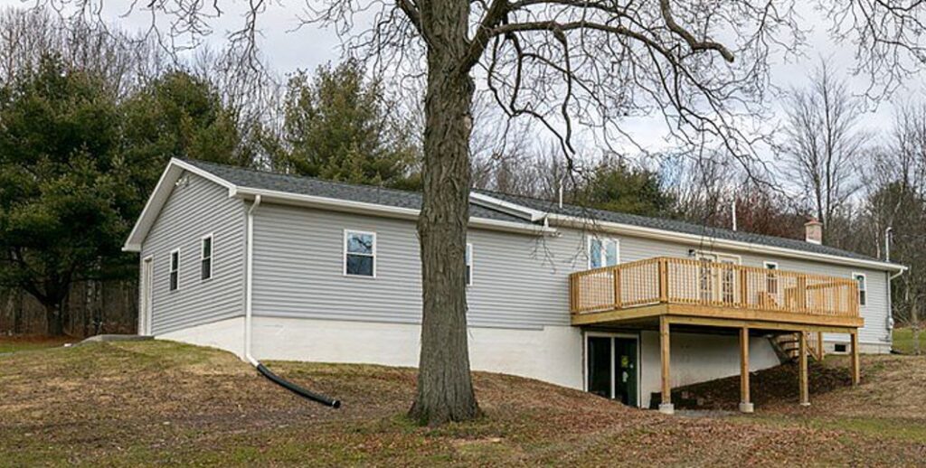 A residential construction project